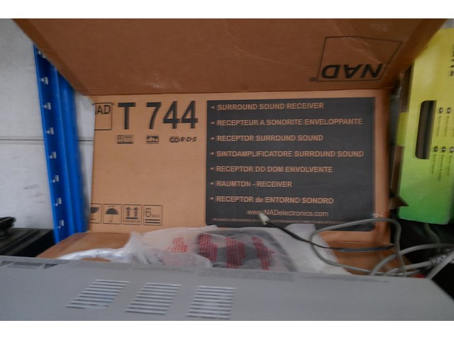 Sourround sound reciever + stereo + dab radio - afbeelding 3 van  7