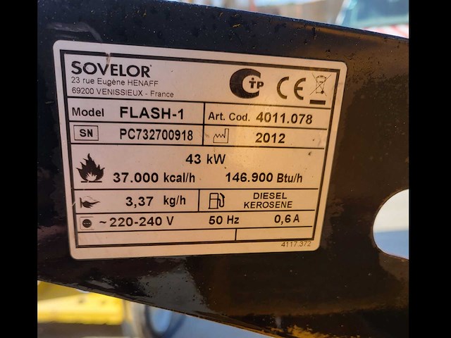 Sovelor flash 1 verwarming niet getest - afbeelding 6 van  6
