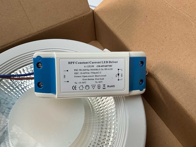 Sowled 220mm 25w 3000k cob-lichtbron (40x) - afbeelding 7 van  11