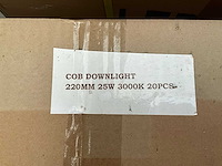 Sowled 220mm 25w 3000k cob-lichtbron (40x) - afbeelding 10 van  11