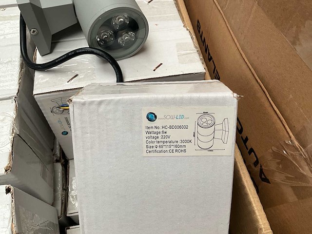 Sowled 2x3 w 3000k lichtbron (153x) - afbeelding 8 van  9