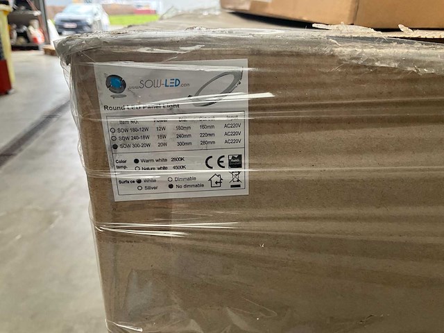 Sowled 300mm 20w 2800k smd lichtbron (97x) - afbeelding 2 van  6