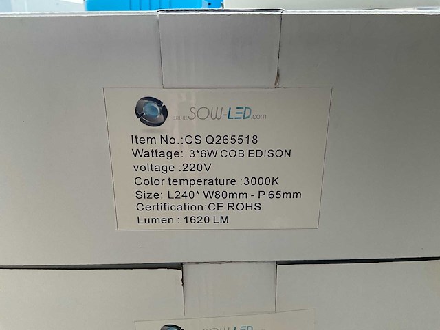 Sowled 3x6w 3000 k cob lichtbron (76x) - afbeelding 8 van  8