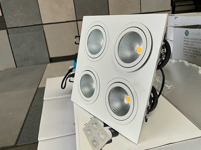 Sowled 4x6w 3000k cob lichtbron (43x) - afbeelding 3 van  10