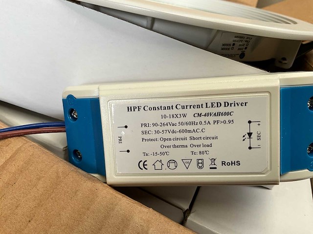 Sowled cob 220 mm 20w 5000k lichtbron (77x) - afbeelding 4 van  8