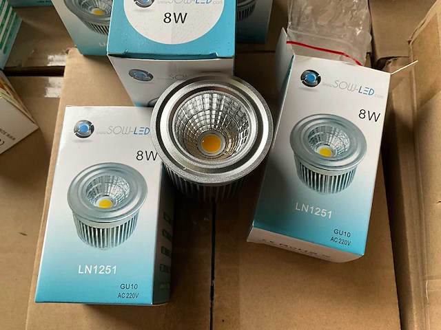 Sowled gu10 8w lichtbron (367x) - afbeelding 2 van  5
