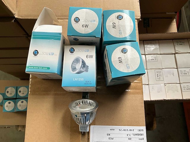 Sowled ln1255 6w lichtbron (165x) - afbeelding 1 van  5