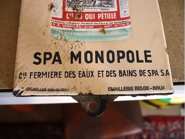 Spa monopole emaille - afbeelding 4 van  4