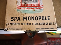 Spa monopole emaille - afbeelding 4 van  4