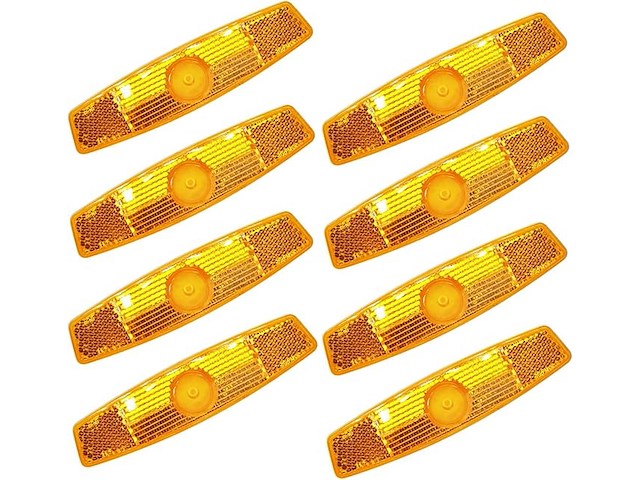 Spaakreflectoren voor fiets 8 stuks - afbeelding 1 van  4