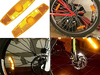 Spaakreflectoren voor fiets 8 stuks - afbeelding 4 van  4