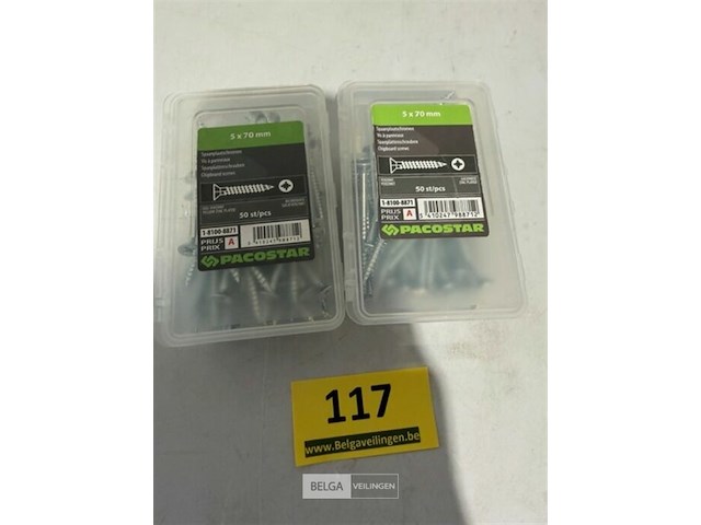 Spaanplaatschroeven 5 x 70 100 st - afbeelding 3 van  3