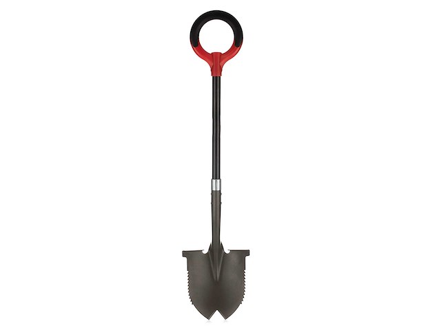 Spade en wortelzaag, o-handvat, ronde kop, lengte ca. 111 cm - afbeelding 1 van  5