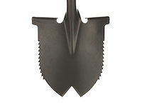 Spade en wortelzaag, o-handvat, ronde kop, lengte ca. 111 cm - afbeelding 2 van  5
