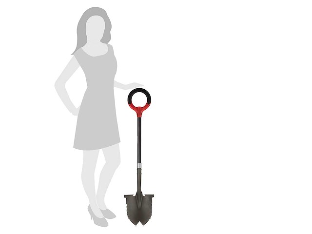 Spade en wortelzaag, o-handvat, ronde kop, lengte ca. 111 cm - afbeelding 5 van  5