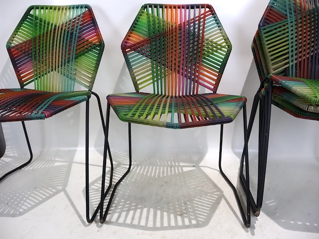 Spaghetti stoel (x6) - afbeelding 4 van  10