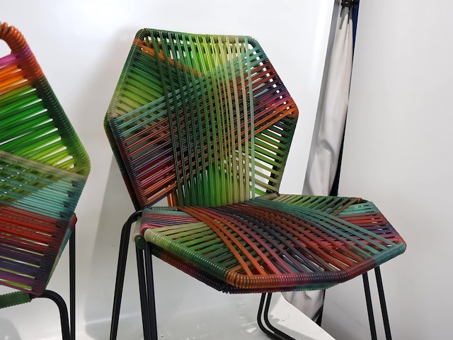 Spaghetti stoel (x6) - afbeelding 4 van  12