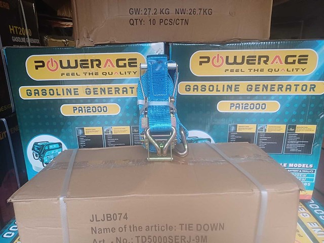 Spanbanden 10st 5t 9 meter - afbeelding 1 van  6