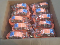 Spanbanden met ratel 6.00m 3t 20 stuks nieuw - afbeelding 1 van  1