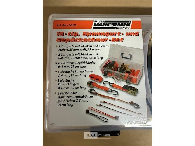 Spanbanden spinnenset mannesmann - afbeelding 5 van  5