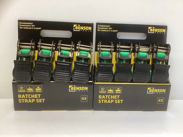 Spanbandenset - 4-delig - 4.5m (2x) - afbeelding 1 van  6