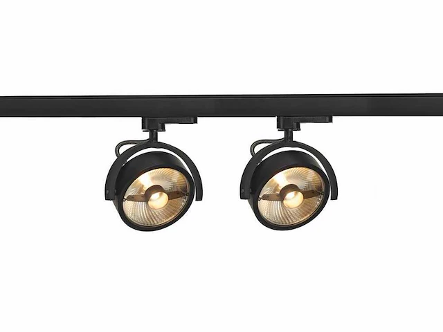 Spanningsrail 300 cm inclusief 8 railarmaturen es111 zwart - afbeelding 1 van  9