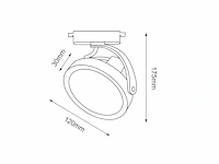Spanningsrail 400 cm inclusief 10 railarmaturen es111 wit - afbeelding 6 van  7