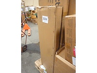 Spanplaat en metalen tv-meubel met drie planken - afbeelding 7 van  7