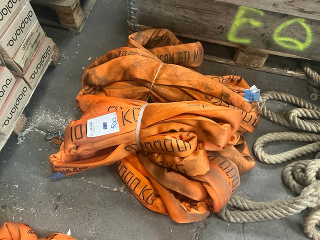Spanset wll 10t hijslint (5x) - afbeelding 3 van  4