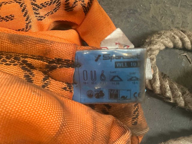 Spanset wll 10t hijslint (5x) - afbeelding 4 van  4