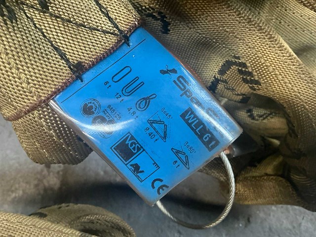 Spanset wll 6t hijslint (6x) - afbeelding 2 van  2