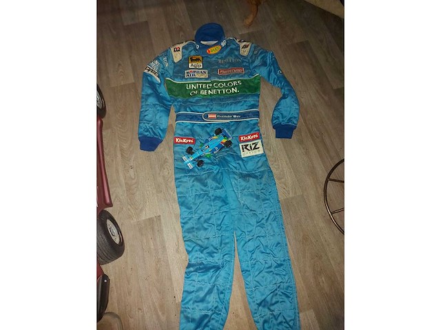 Sparco - 1988 - tace overall - formula 1 race overall ex alexander würz season 88 - afbeelding 4 van  6