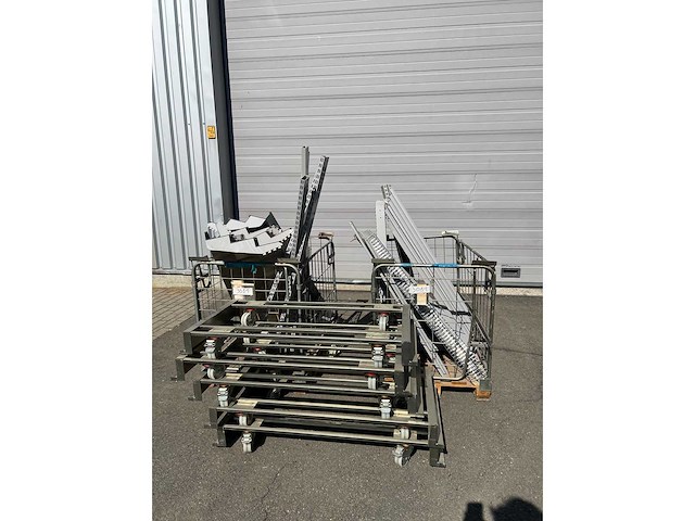 Spare part grey retail shelving - shop racking - afbeelding 2 van  2