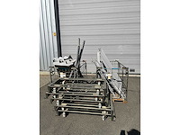 Spare part grey retail shelving - shop racking - afbeelding 2 van  2