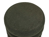 Sparrengroene terry stof pouf - afbeelding 4 van  6