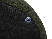 Sparrengroene terry stof pouf - afbeelding 5 van  6