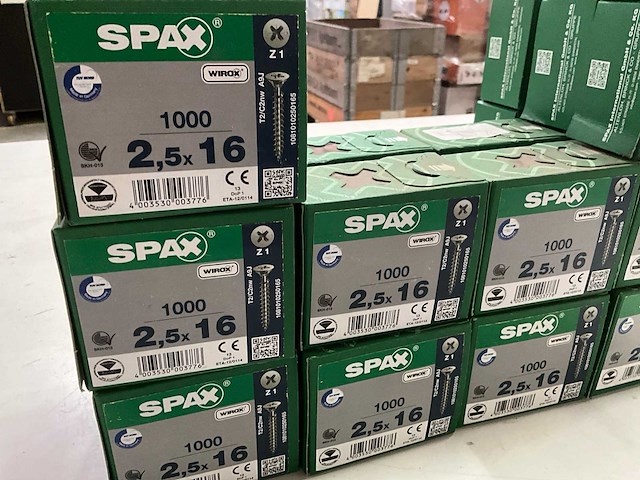 Spax diverse schroeven (25x) - afbeelding 2 van  5