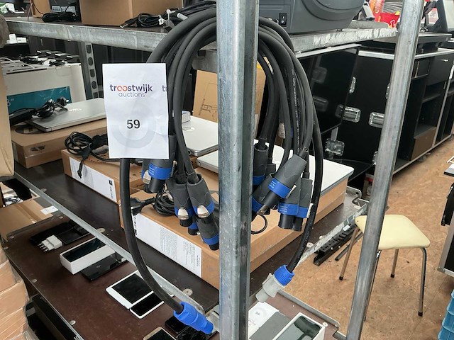 Speakon nl4fx luidspreker kabelconnector (9x) - afbeelding 1 van  4