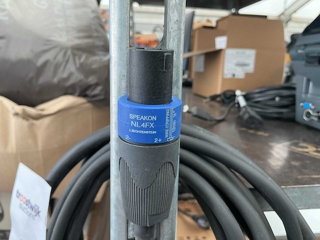 Speakon nl4fx luidspreker kabelconnector (9x) - afbeelding 2 van  4