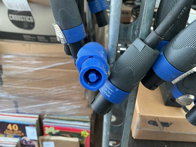 Speakon nl4fx luidspreker kabelconnector (9x) - afbeelding 3 van  4