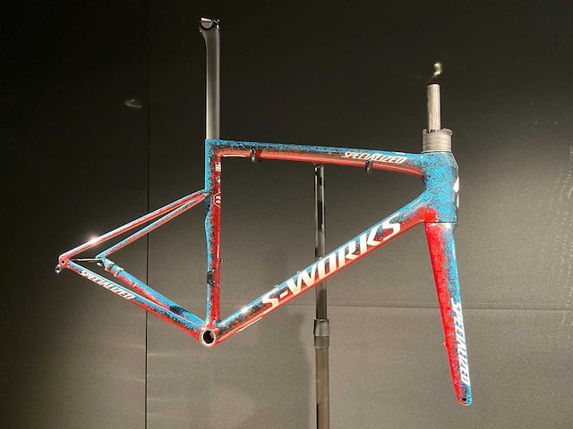 Specialized tarmac s-works sl8 team replica fdj frame - afbeelding 1 van  10