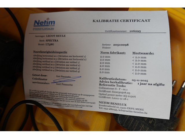 Spectra laser netim - afbeelding 4 van  8