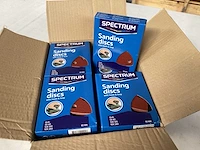 Spectrum schuurschijf 93x93 mm, assorti 25 stuks (20x)