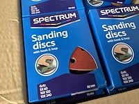 Spectrum schuurschijf 93x93 mm, assorti 25 stuks (20x) - afbeelding 2 van  5