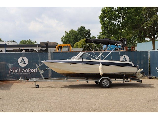 Speedboot glasdon v-155 diesel 1978 (marge) - afbeelding 1 van  1