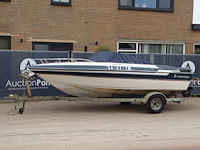 Speedboot thompson cutlass 190 benzine 1988 met trailer (marge) - afbeelding 1 van  1