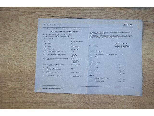 Speedpedelec flyer upstreets trapez/herren met lader , papieren en reserve sleutels - afbeelding 9 van  25