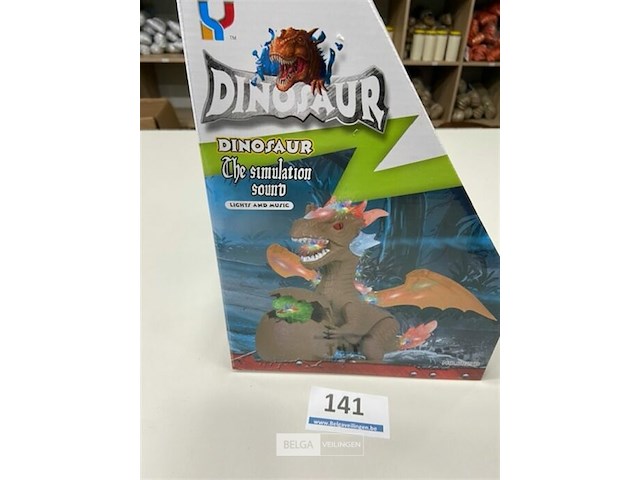 Speelgoed dino met licht en geluid - afbeelding 2 van  3
