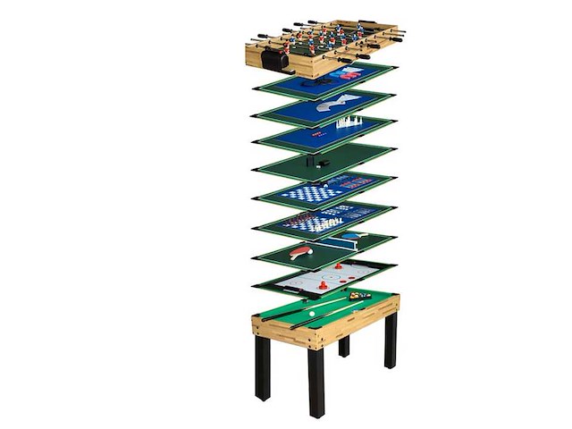 Speeltafel 12 in 1 super games - ongebruikt - afbeelding 1 van  10