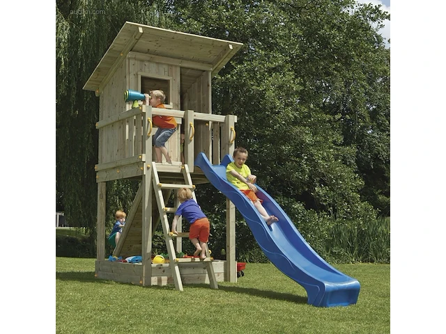 Speeltoestel beach hut deluxe in grenenhout... - afbeelding 1 van  9